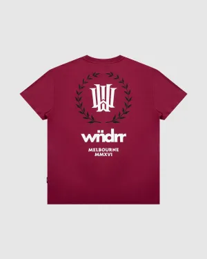 EMPEROR BOX FIT TEE - BLOOD RED