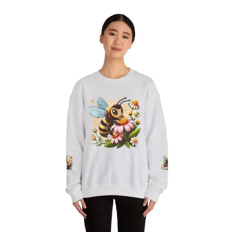 Enchanting Bee Heavy Blend Crewneck in Bold Style