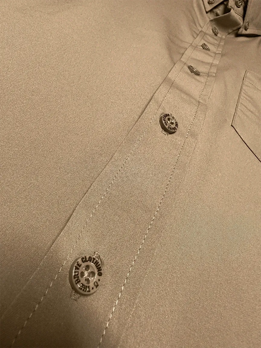 ESSENTIAL DESERT STORM BUTTON UP
