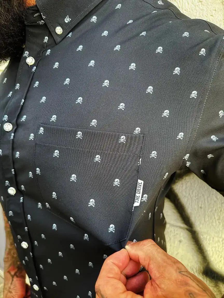 ESSENTIAL INFINITY SKULL BUTTON UP