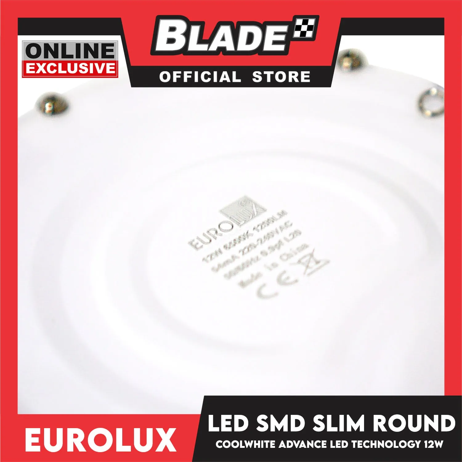 Eurolux OPUS LED SMD Slim Round Downlight 6 Inches 1200 lumens 12 watts (Coolwhite)