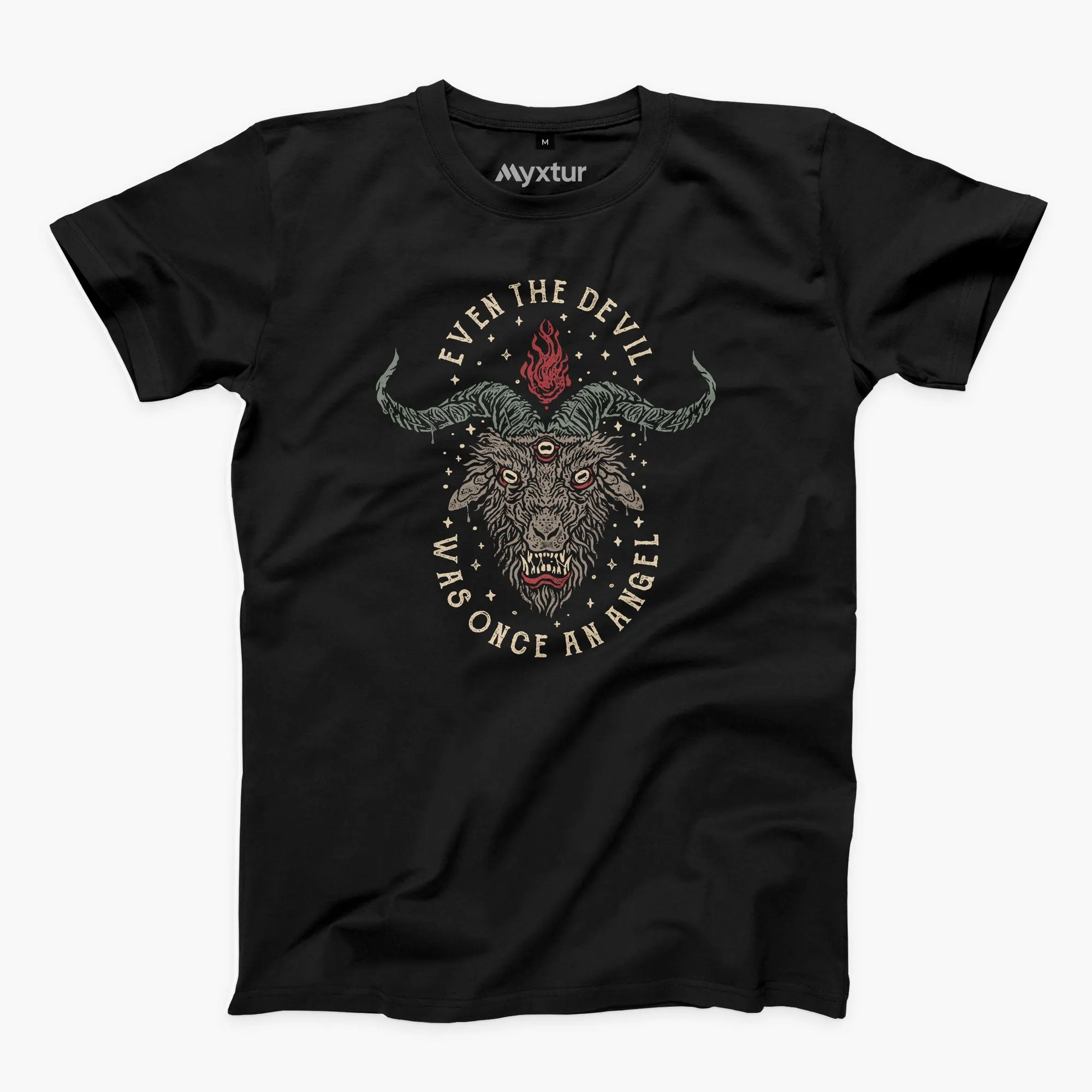 Even the Devil was once an Angel Round-Neck Unisex-T-Shirt