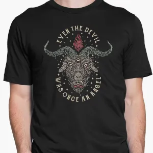 Even the Devil was once an Angel Round-Neck Unisex-T-Shirt