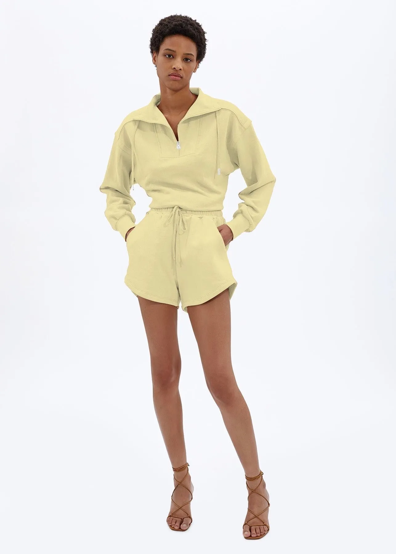 Evie Organic Terry Elastic Shorts