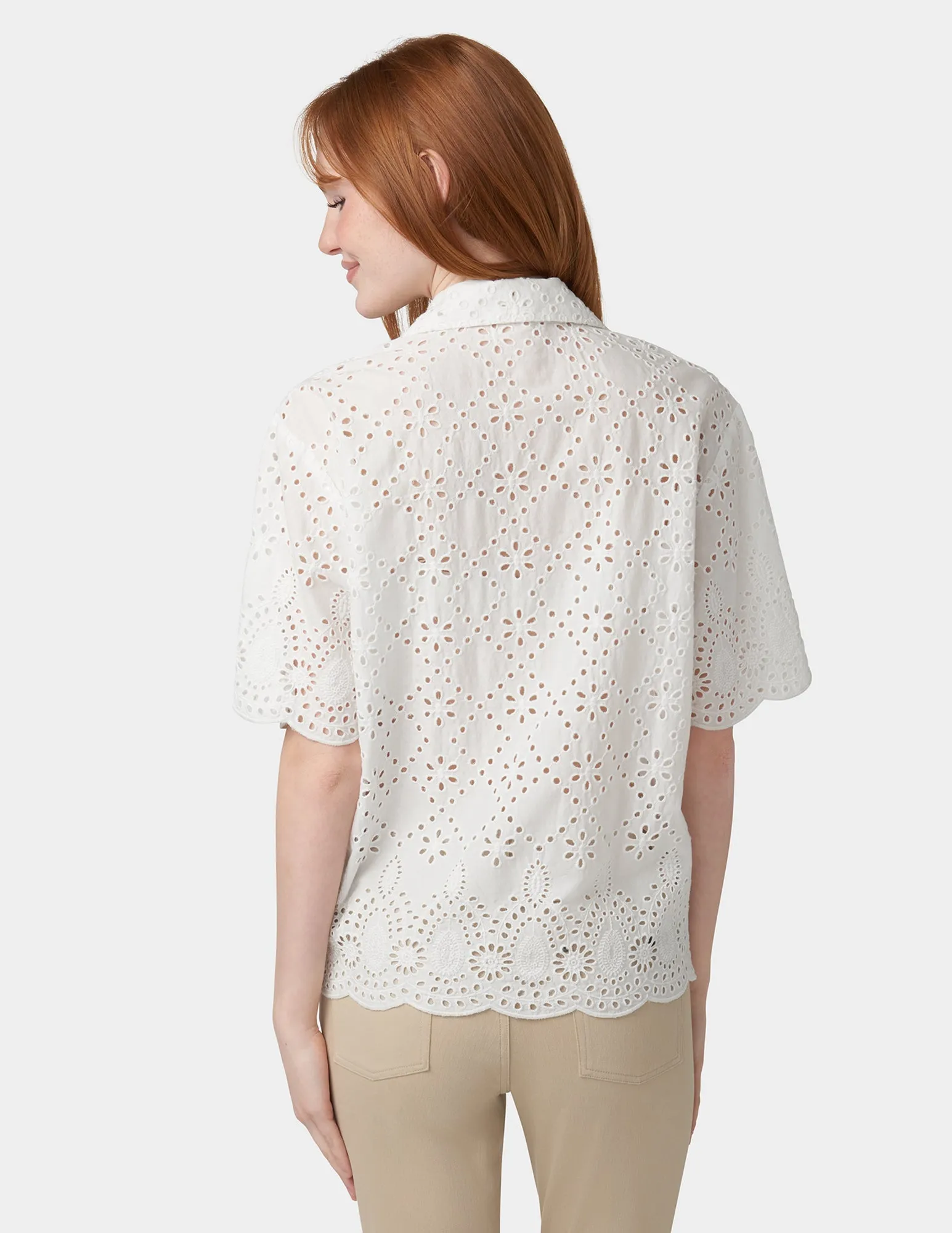 Eyelet Camp Shirt