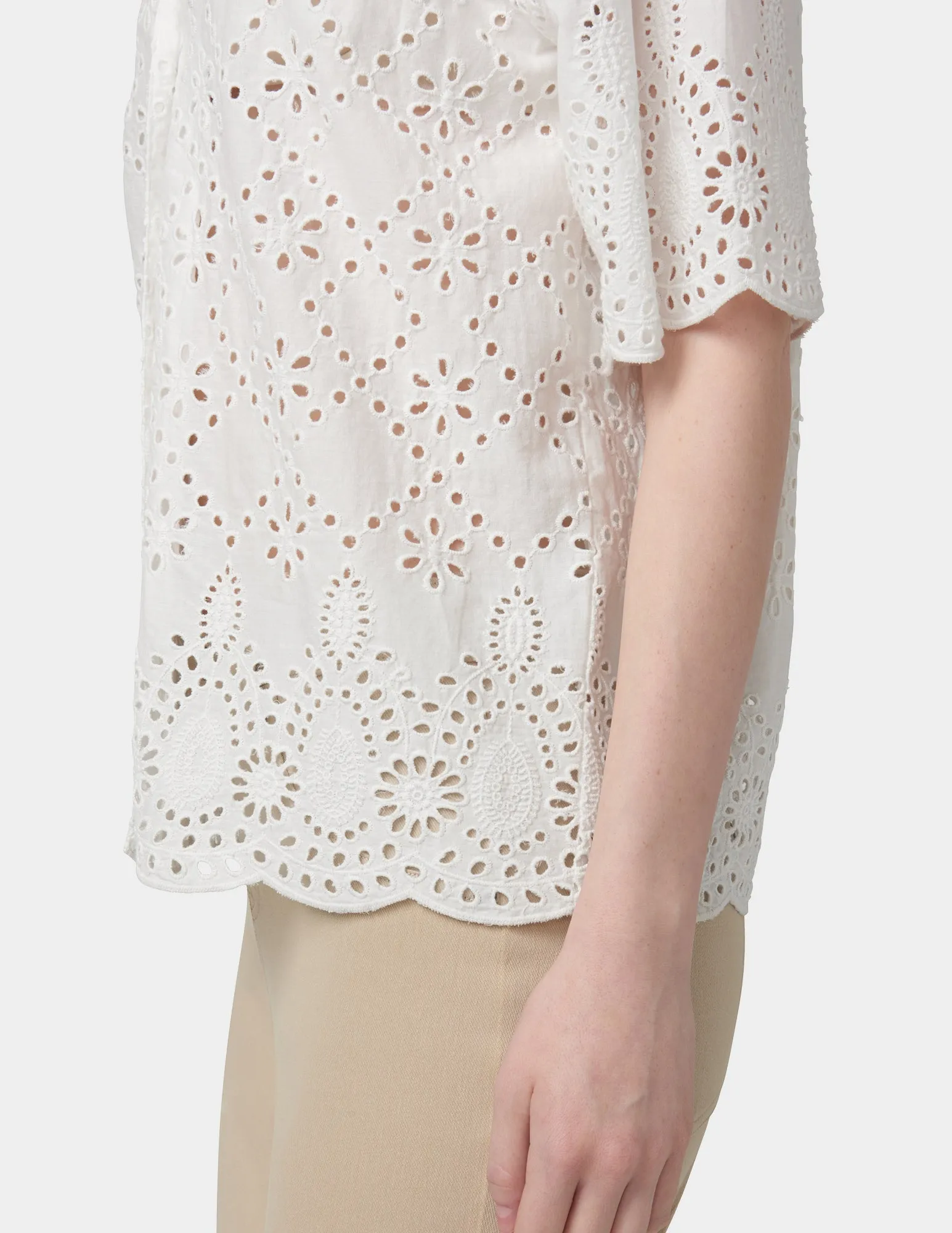 Eyelet Camp Shirt