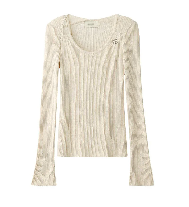 Fake two sweater