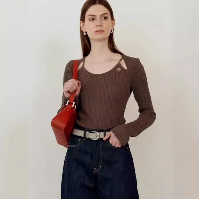 Fake two sweater