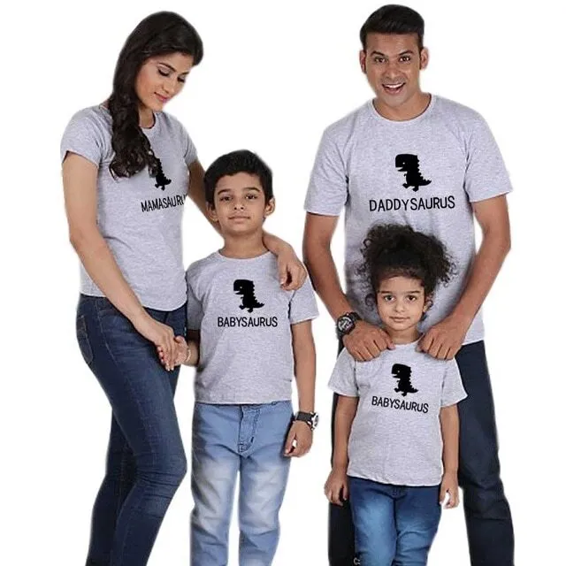 Family Matching Saurus T-shirts