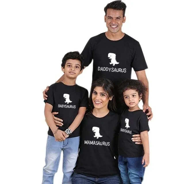Family Matching Saurus T-shirts