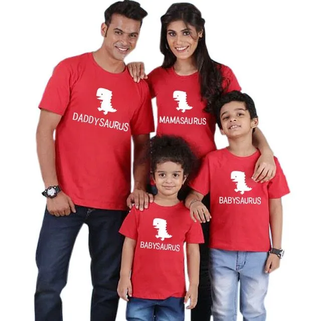 Family Matching Saurus T-shirts