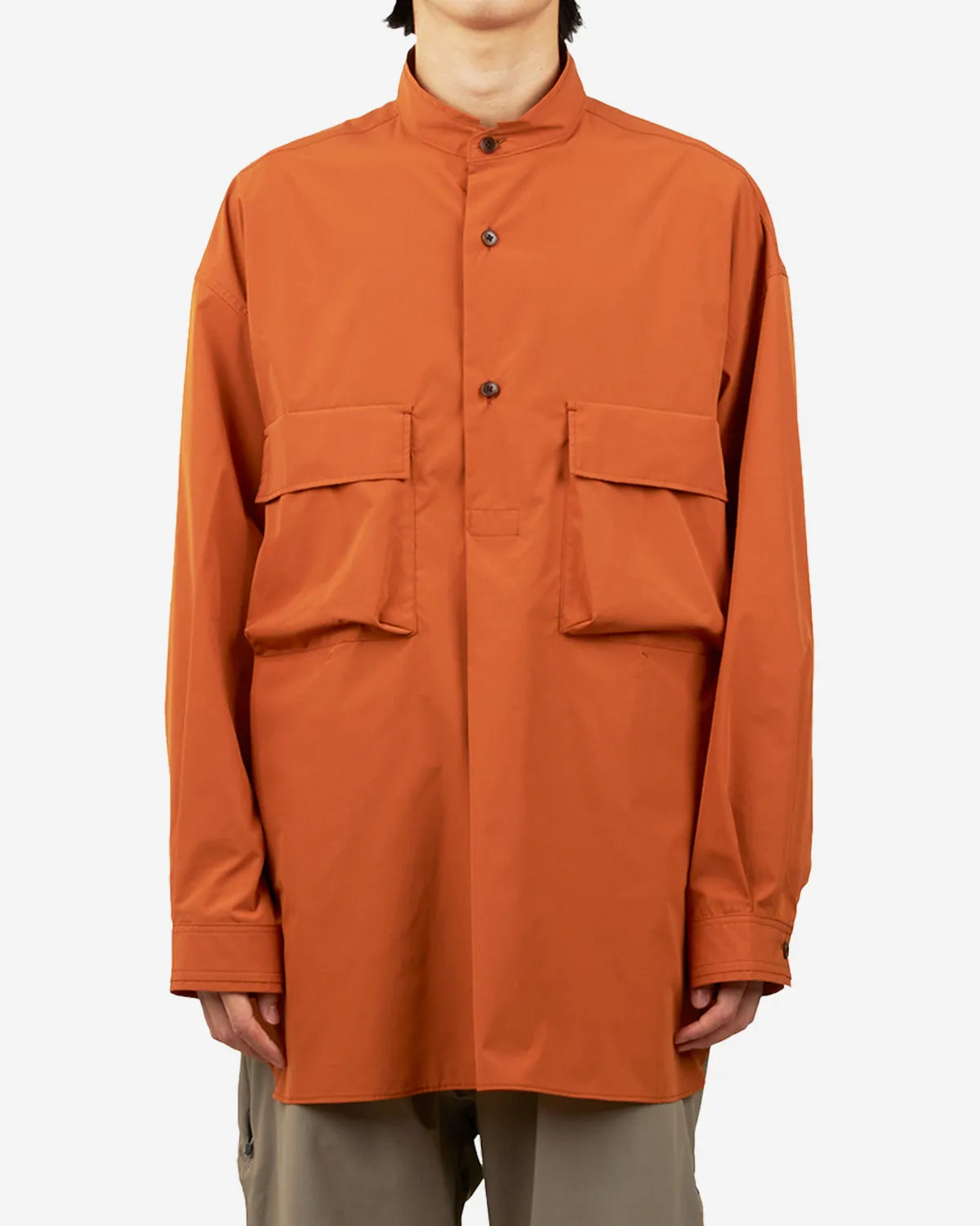 Feather Smooth Officer's Shirt - Orange