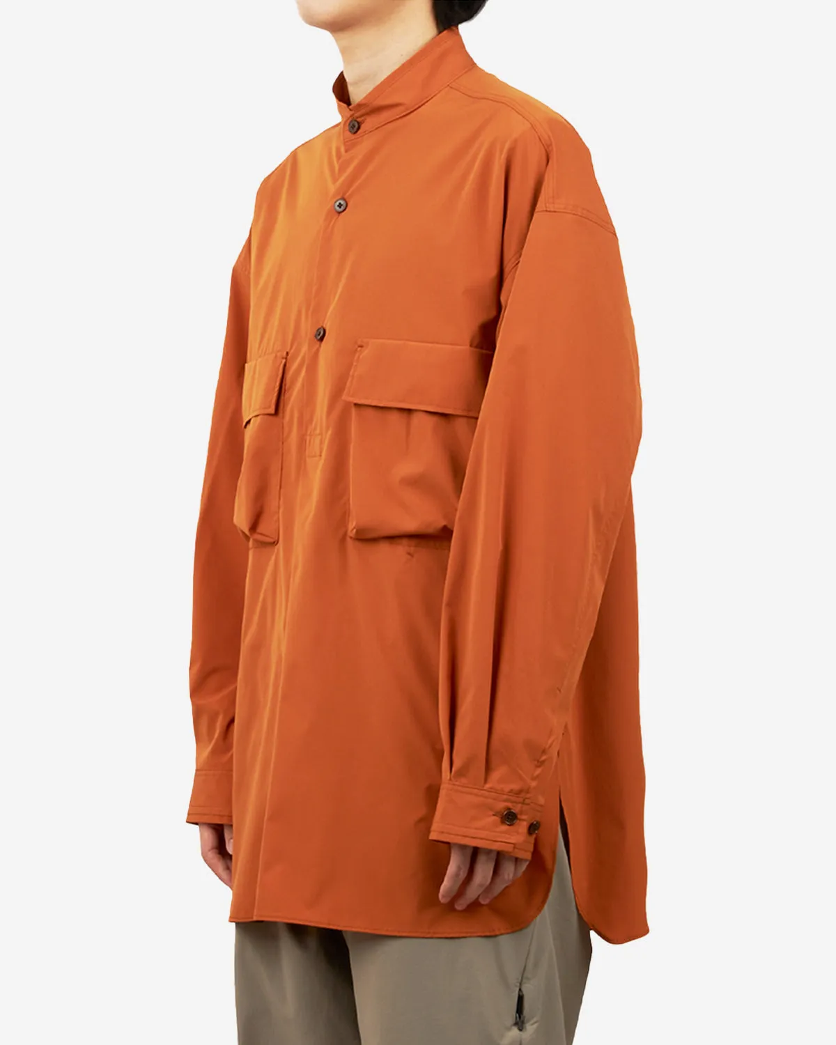 Feather Smooth Officer's Shirt - Orange