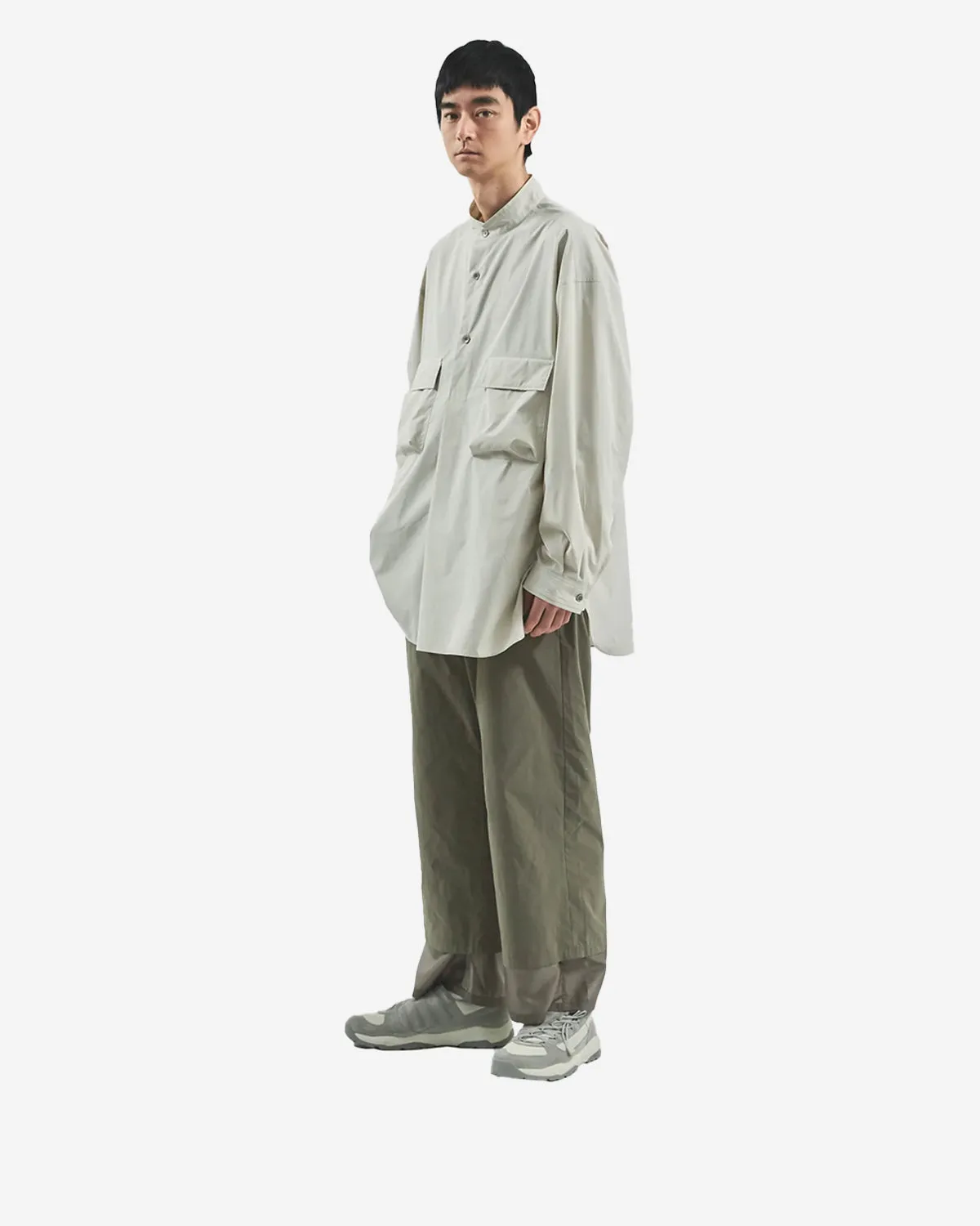 Feather Smooth Officers Shirt - Taupe