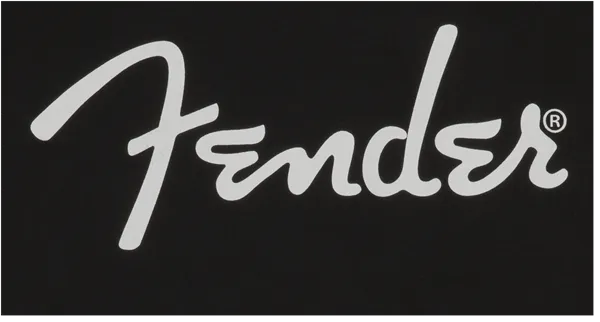 Fender® Spaghetti Logo Men's Tee, Black
