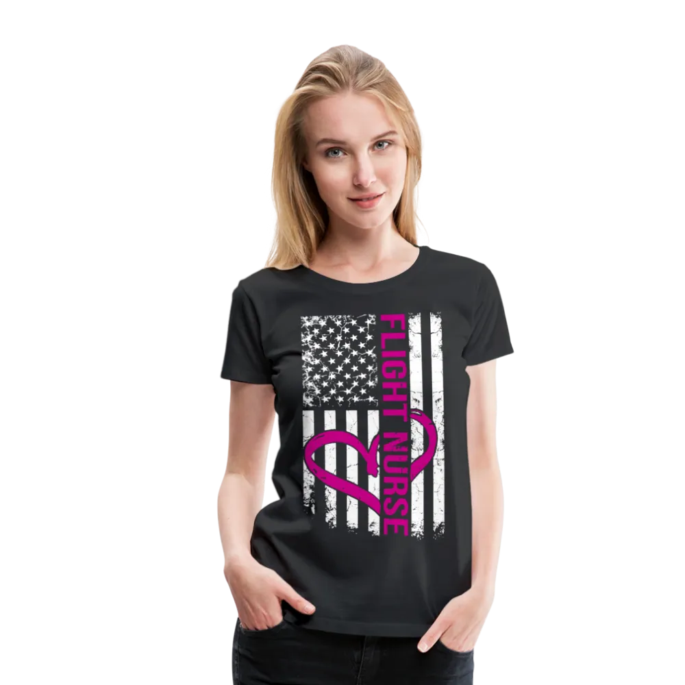 Flight Nurse Women’s Premium T-Shirt (CK1584)