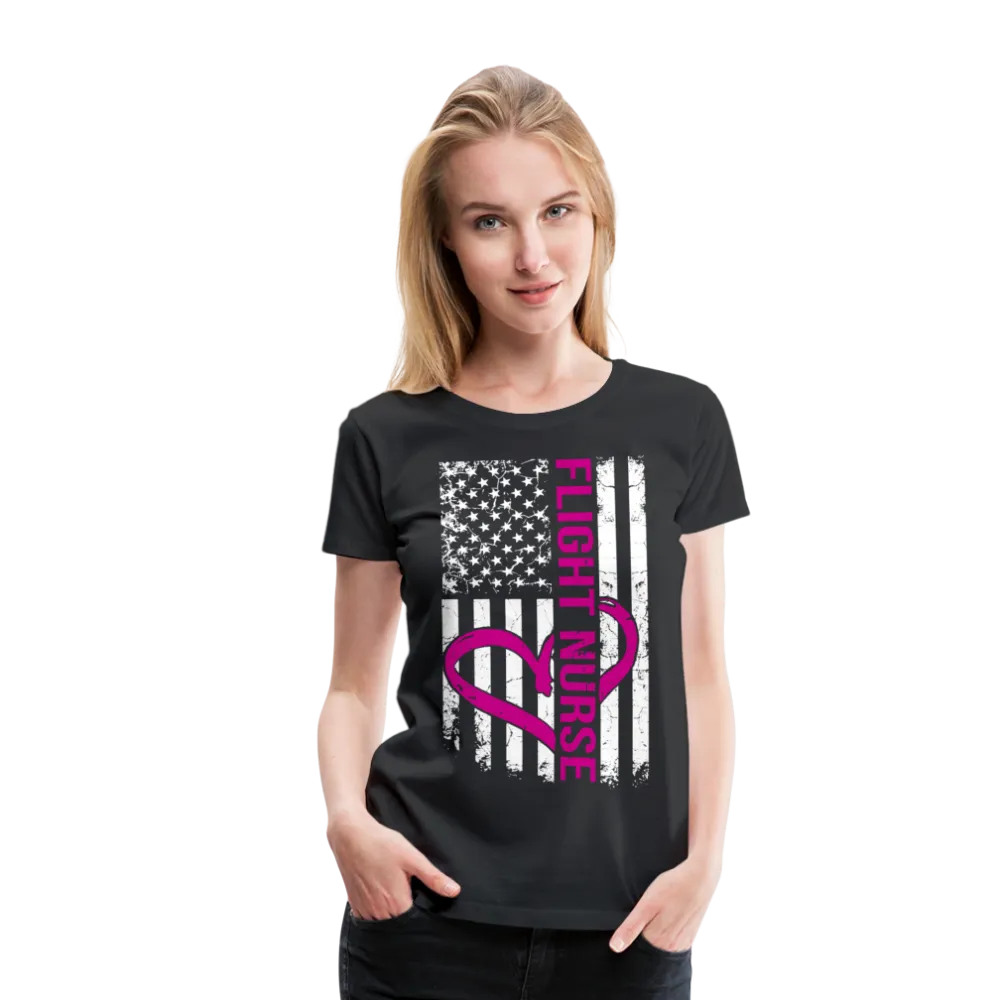 Flight Nurse Women’s Premium T-Shirt (CK1584)