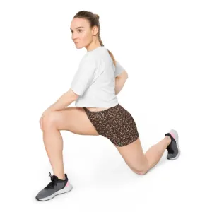 Floral Pattern Women's Shorts Moisture Wicking Comfort