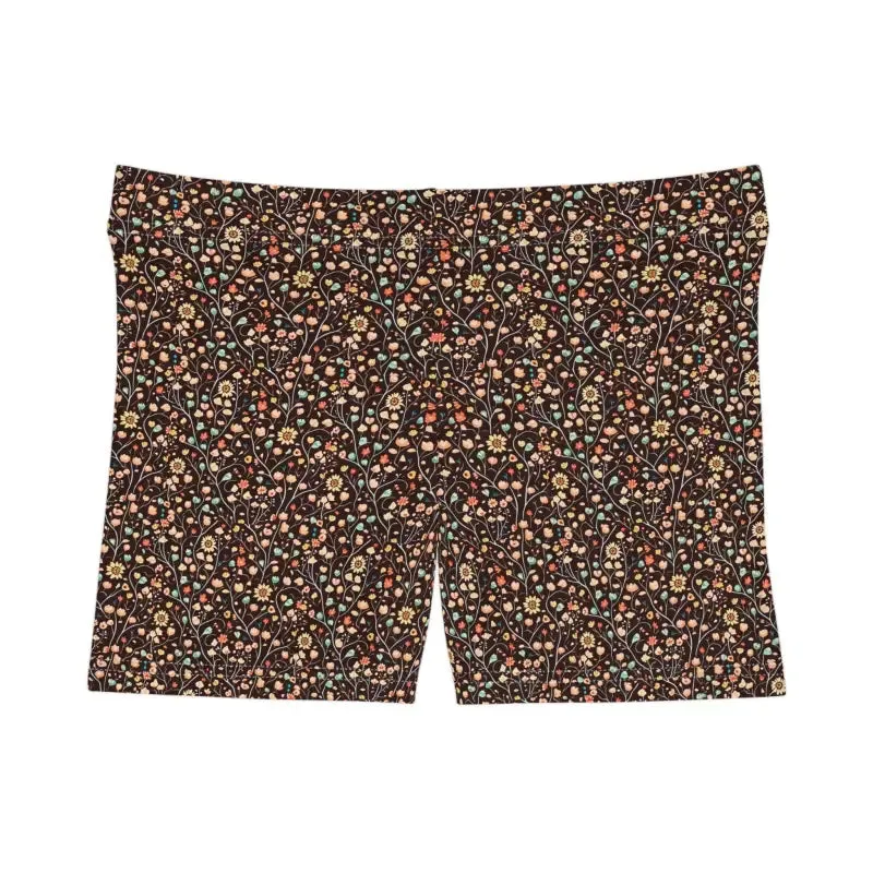 Floral Pattern Women's Shorts Moisture Wicking Comfort