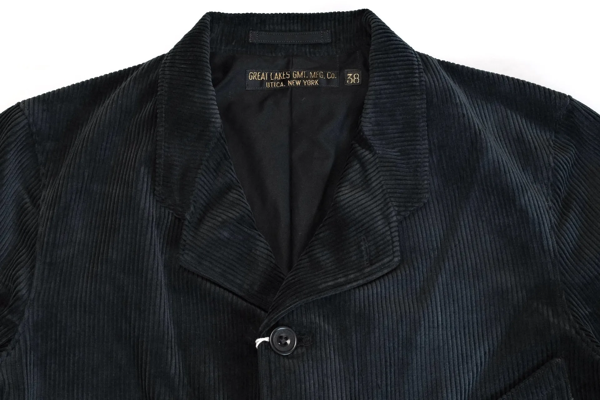 Freewheelers "Jackson" Corduroy Sack Coat (Black)