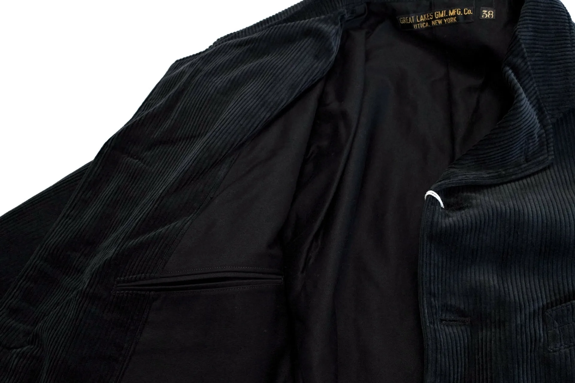 Freewheelers "Jackson" Corduroy Sack Coat (Black)
