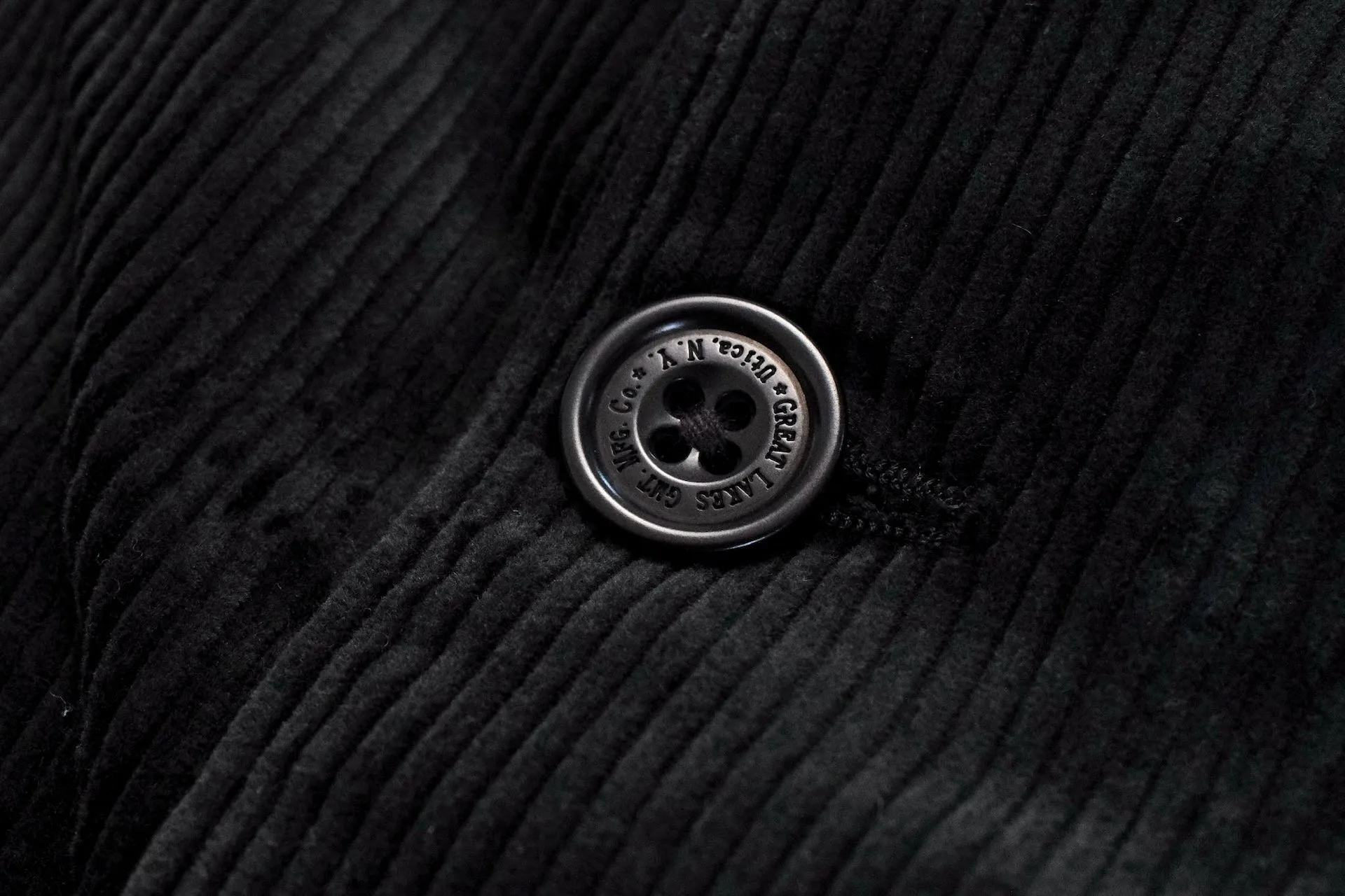 Freewheelers "Jackson" Corduroy Sack Coat (Black)