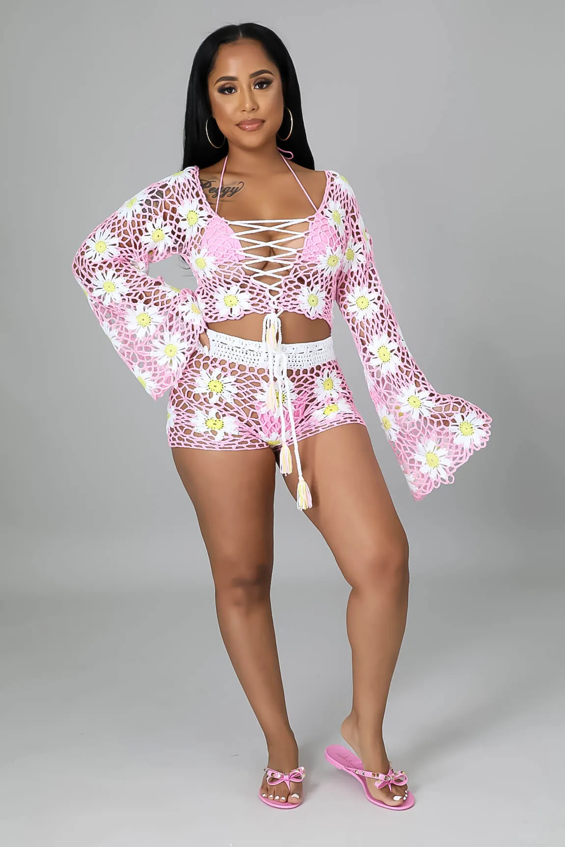 Fresh Like Daisies Short Set