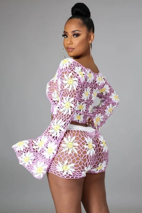 Fresh Like Daisies Short Set