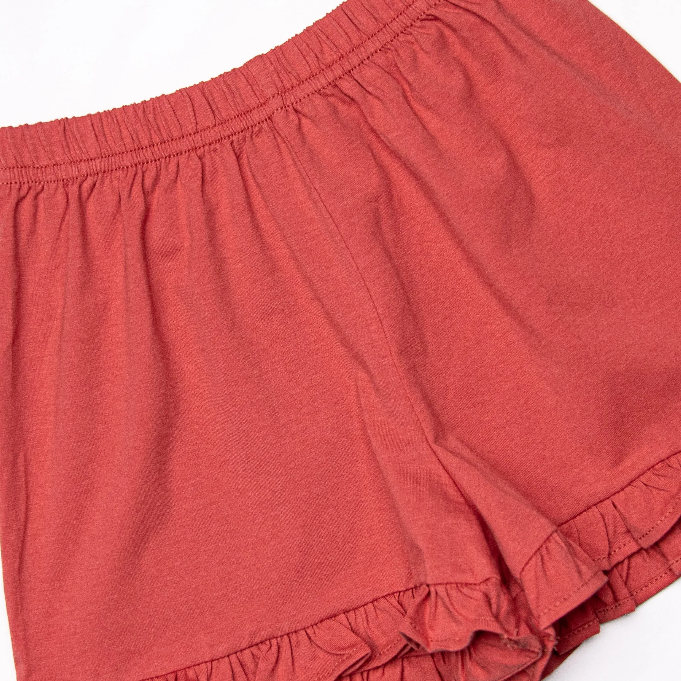 Fresh Market Florals Short Set, Red
