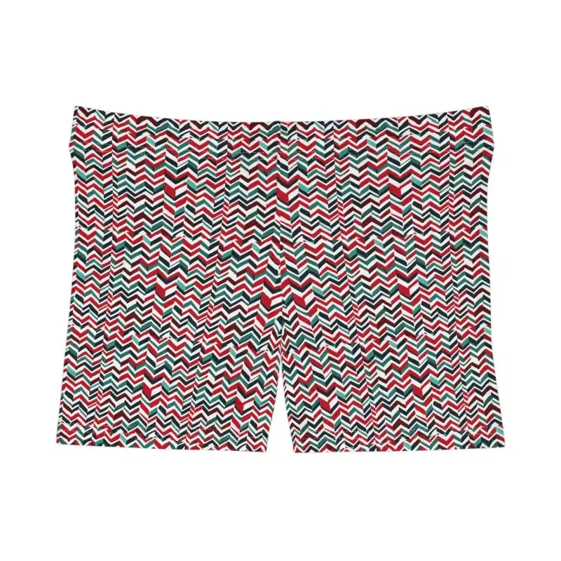 Fresh Moisture Wicking Colorful Zigzag Womens Shorts