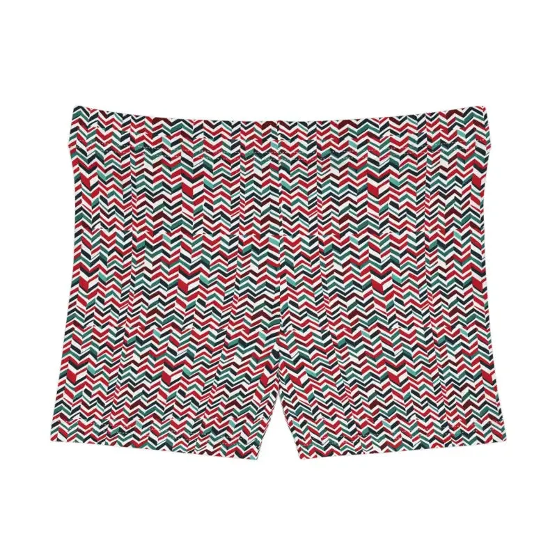 Fresh Moisture Wicking Colorful Zigzag Womens Shorts