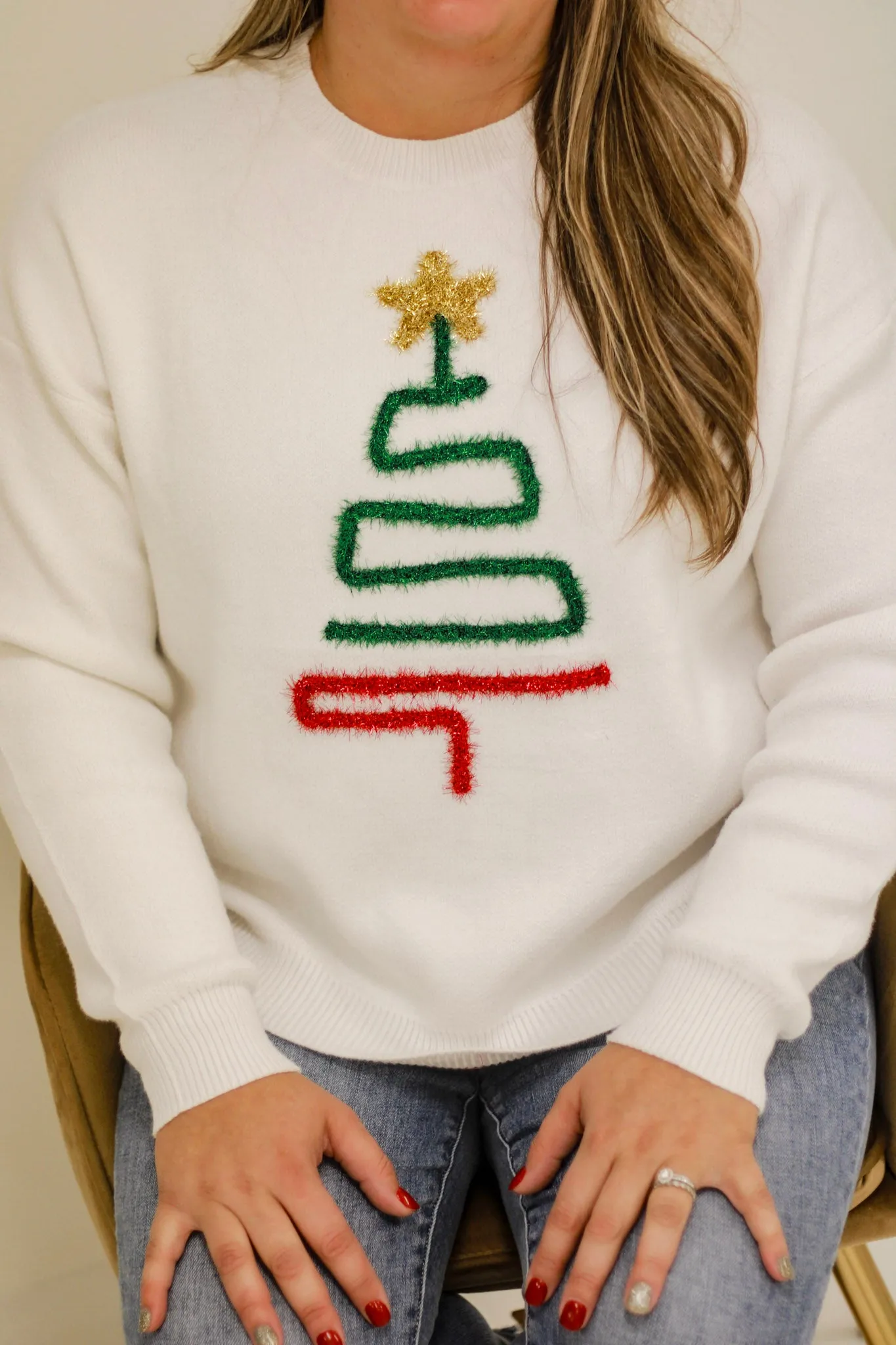 Fun for the Holidays Christmas Tree Sweater