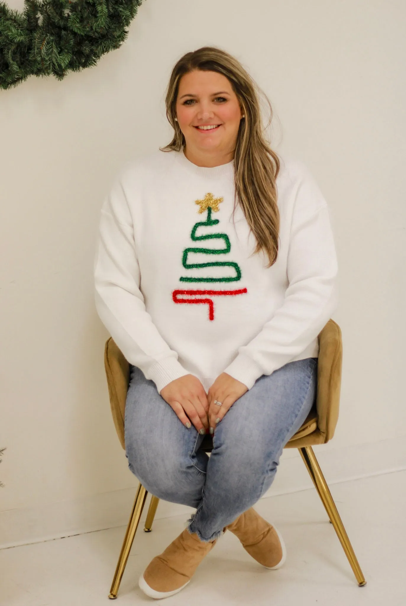 Fun for the Holidays Christmas Tree Sweater