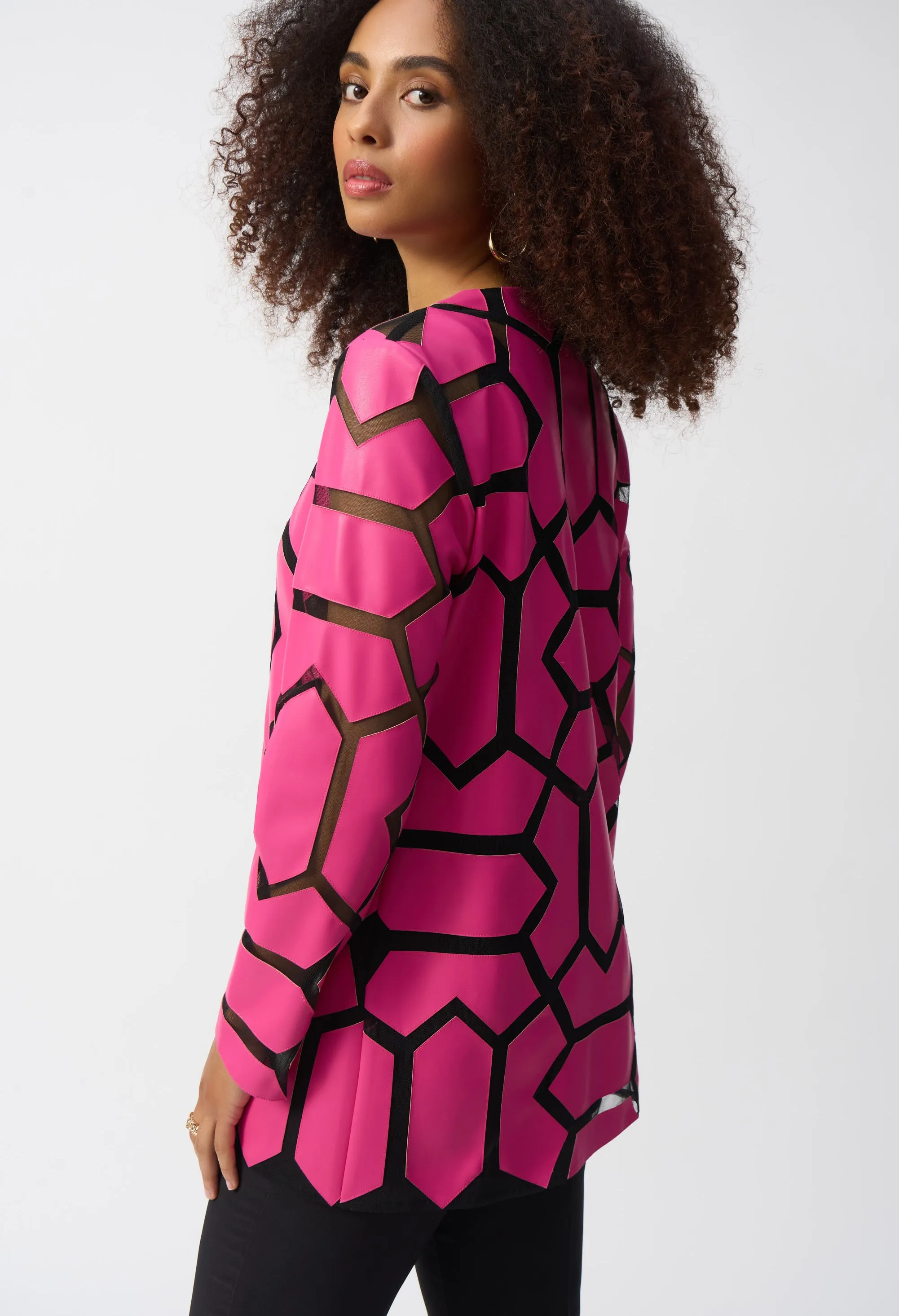 Geometric Design Blazer
