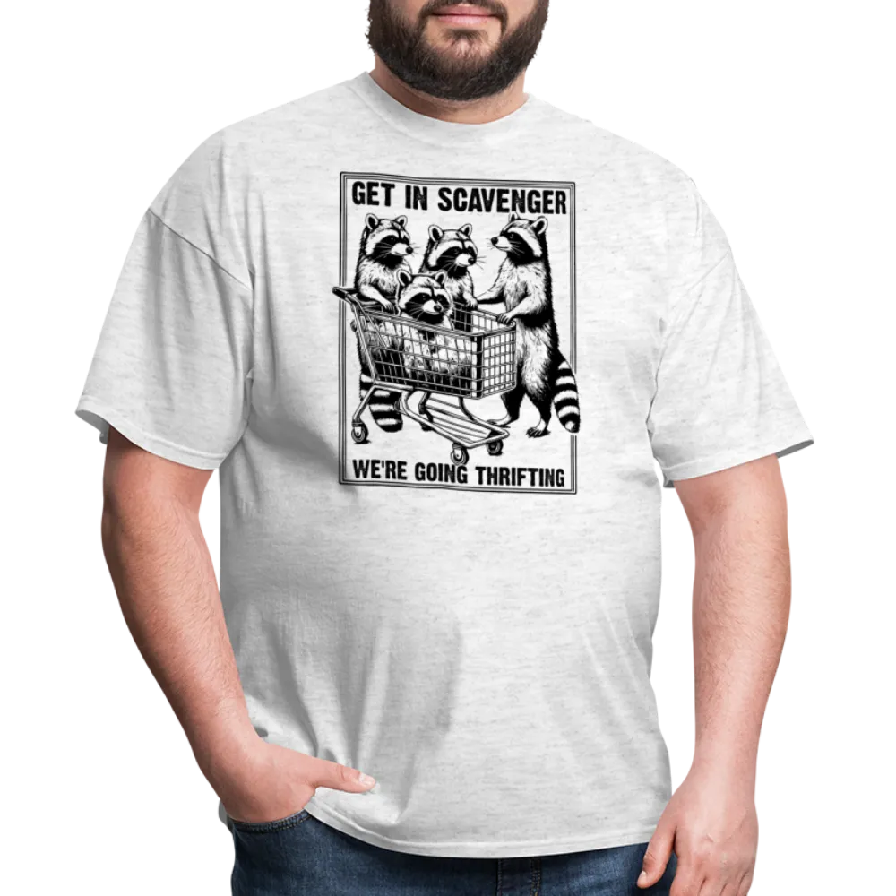 “Get in scavenger, we’re thrifting-raccoons”-Unisex Classic T-Shirt