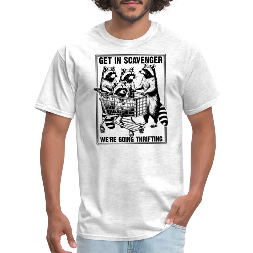 “Get in scavenger, we’re thrifting-raccoons”-Unisex Classic T-Shirt