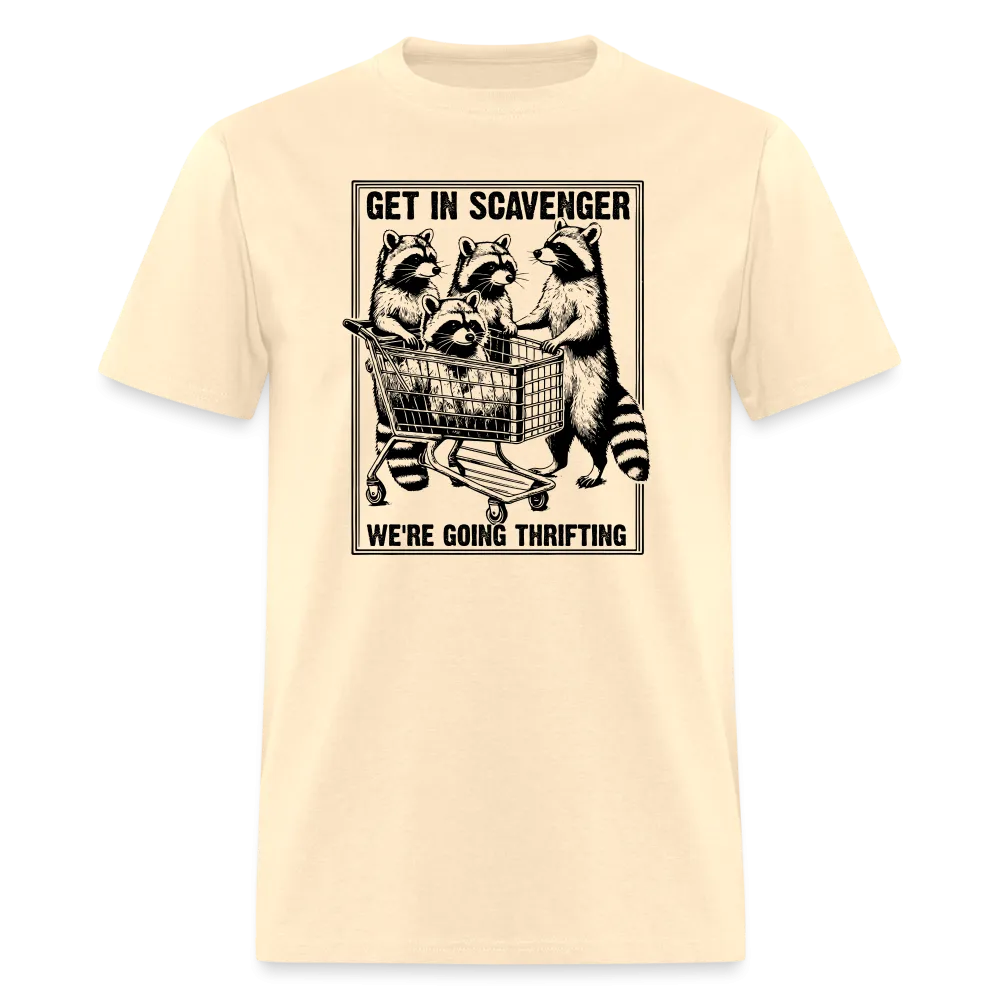 “Get in scavenger, we’re thrifting-raccoons”-Unisex Classic T-Shirt