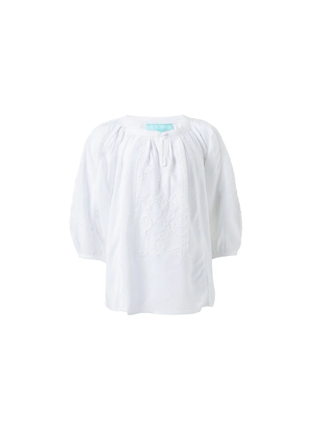 Girls Aliya White White Top