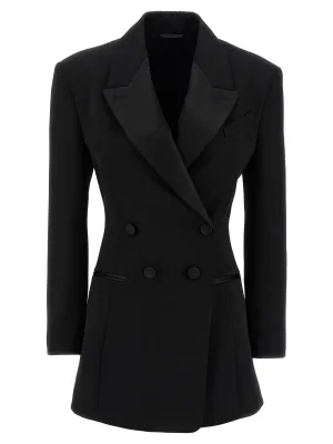 Givenchy veckade tillbaka blazer