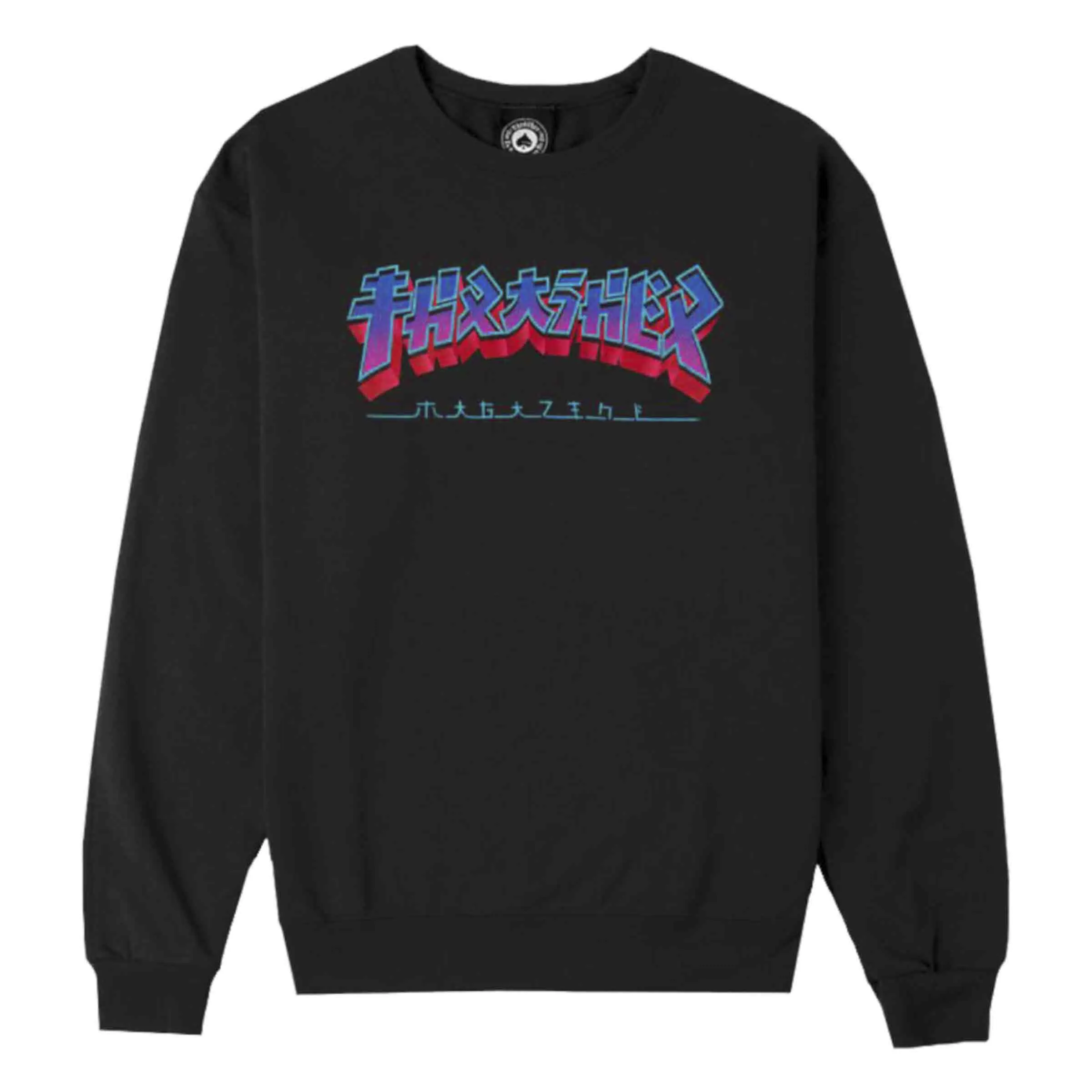 GODZILLA BURST CREW SWEAT BLACK