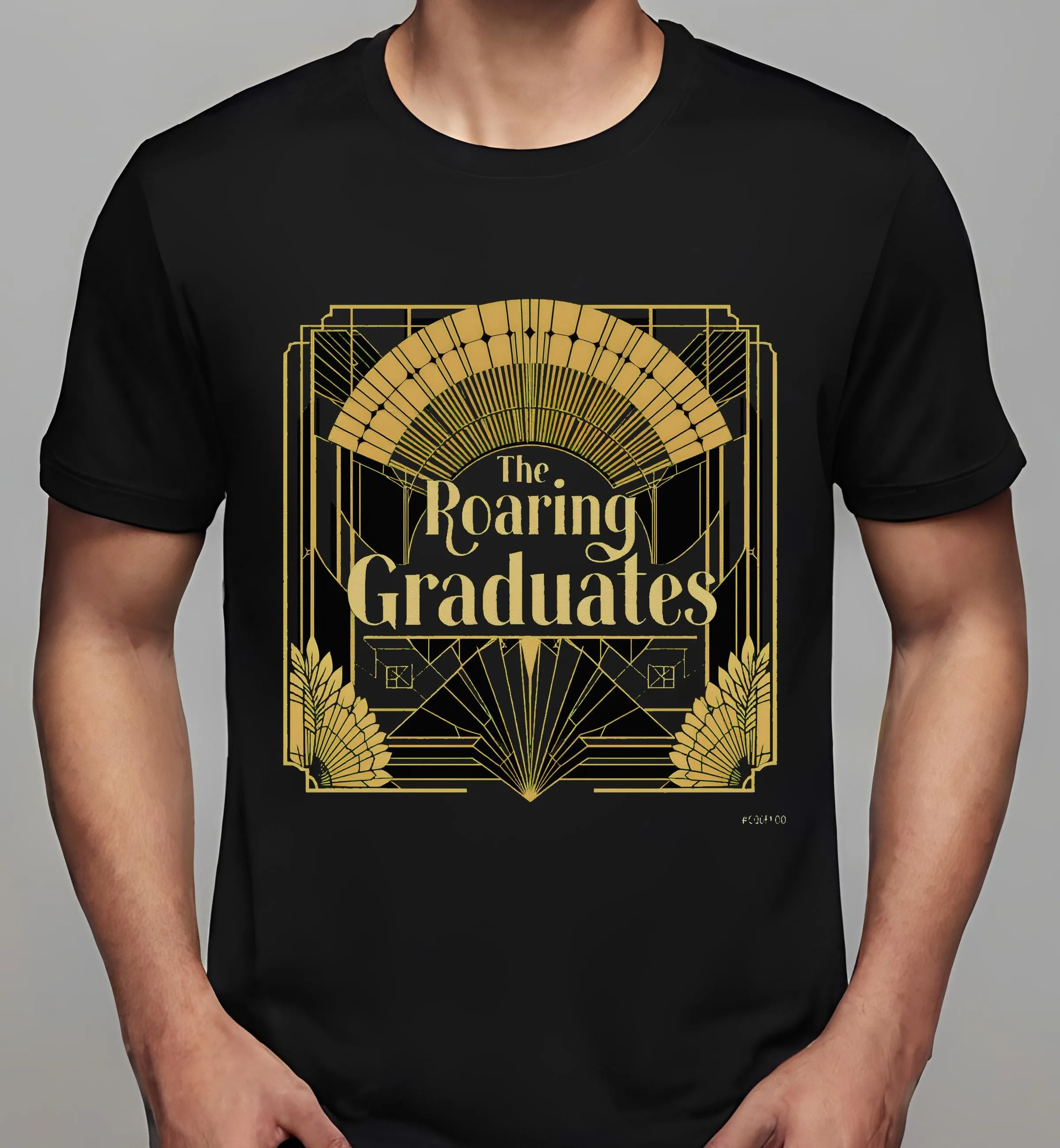 graduation t shirts: The Roaring Graduates Art Deco | Classic T-Shirt (Unisex)