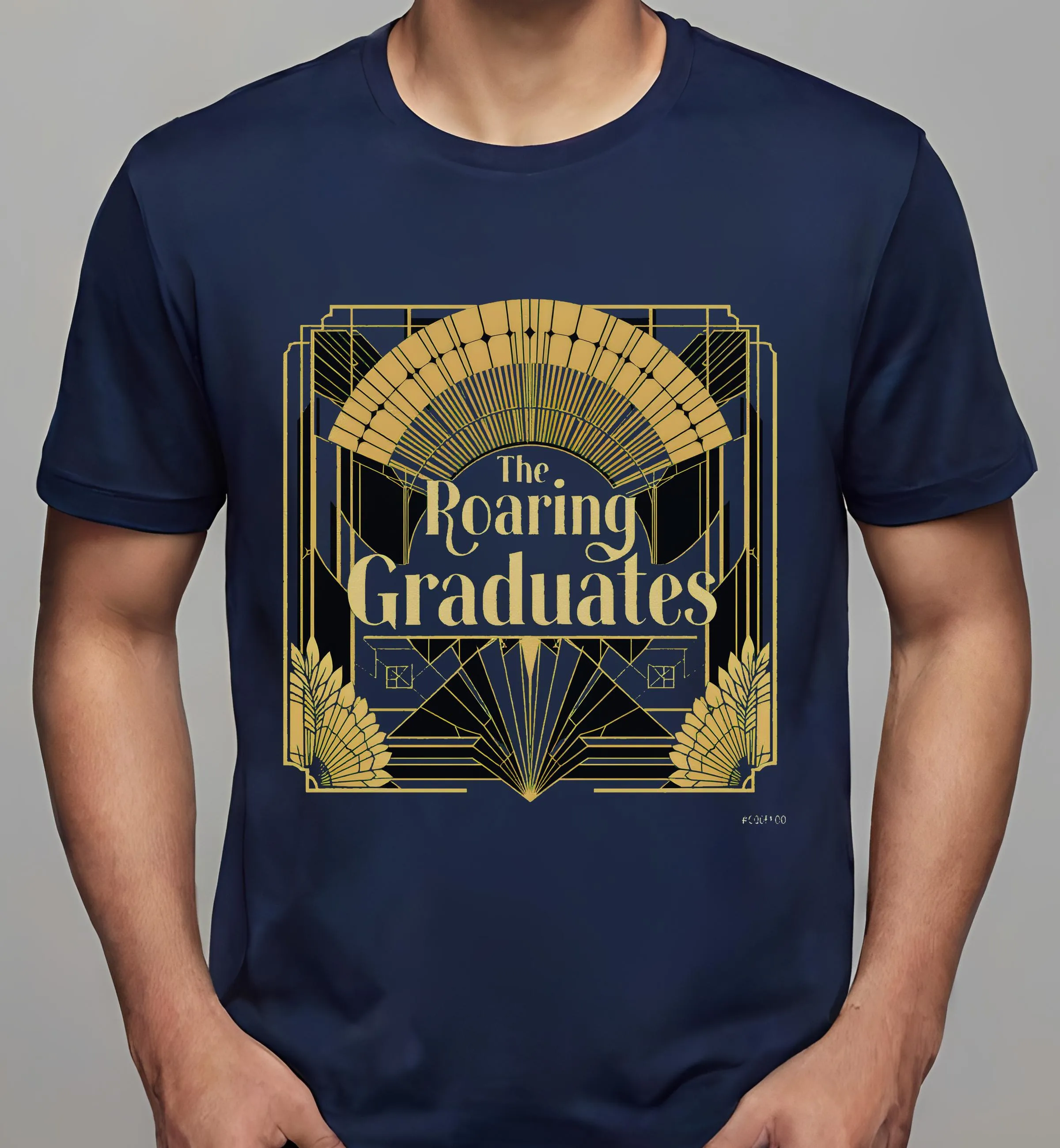 graduation t shirts: The Roaring Graduates Art Deco | Classic T-Shirt (Unisex)