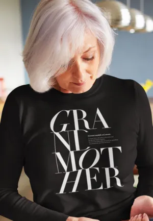 Grandmother logo Remix sweatshirt