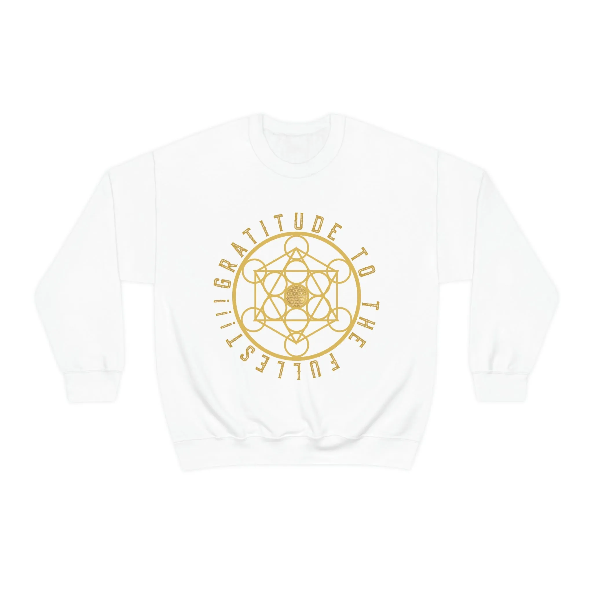 GRATITUDE TO THE FULLEST!!! - Unisex Heavy Blend™ Crewneck Sweatshirt