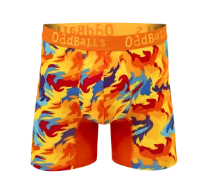 Great Balls of Fire - Mens Bamboo Boxer Shorts