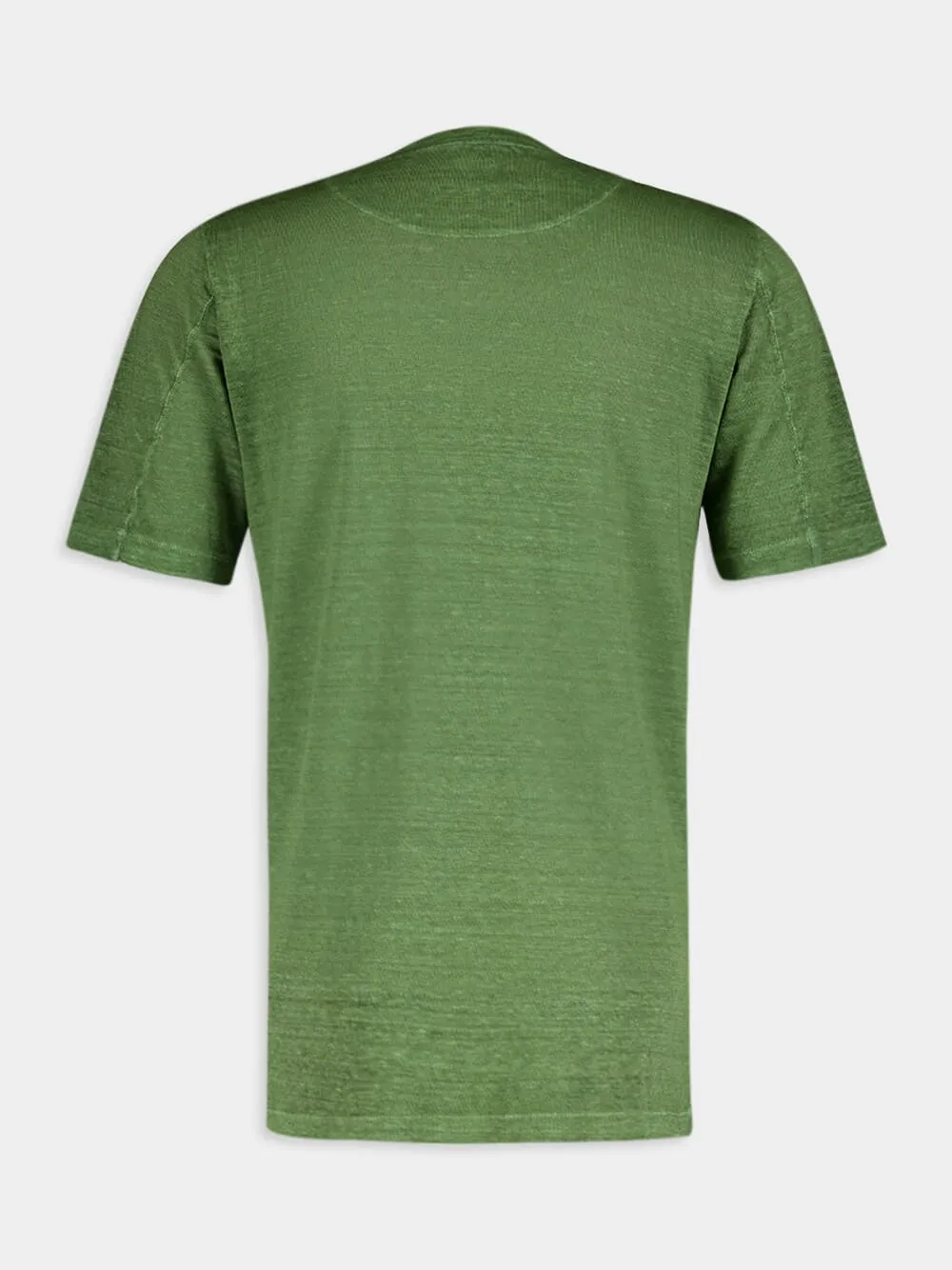 Green Linen T-Shirt