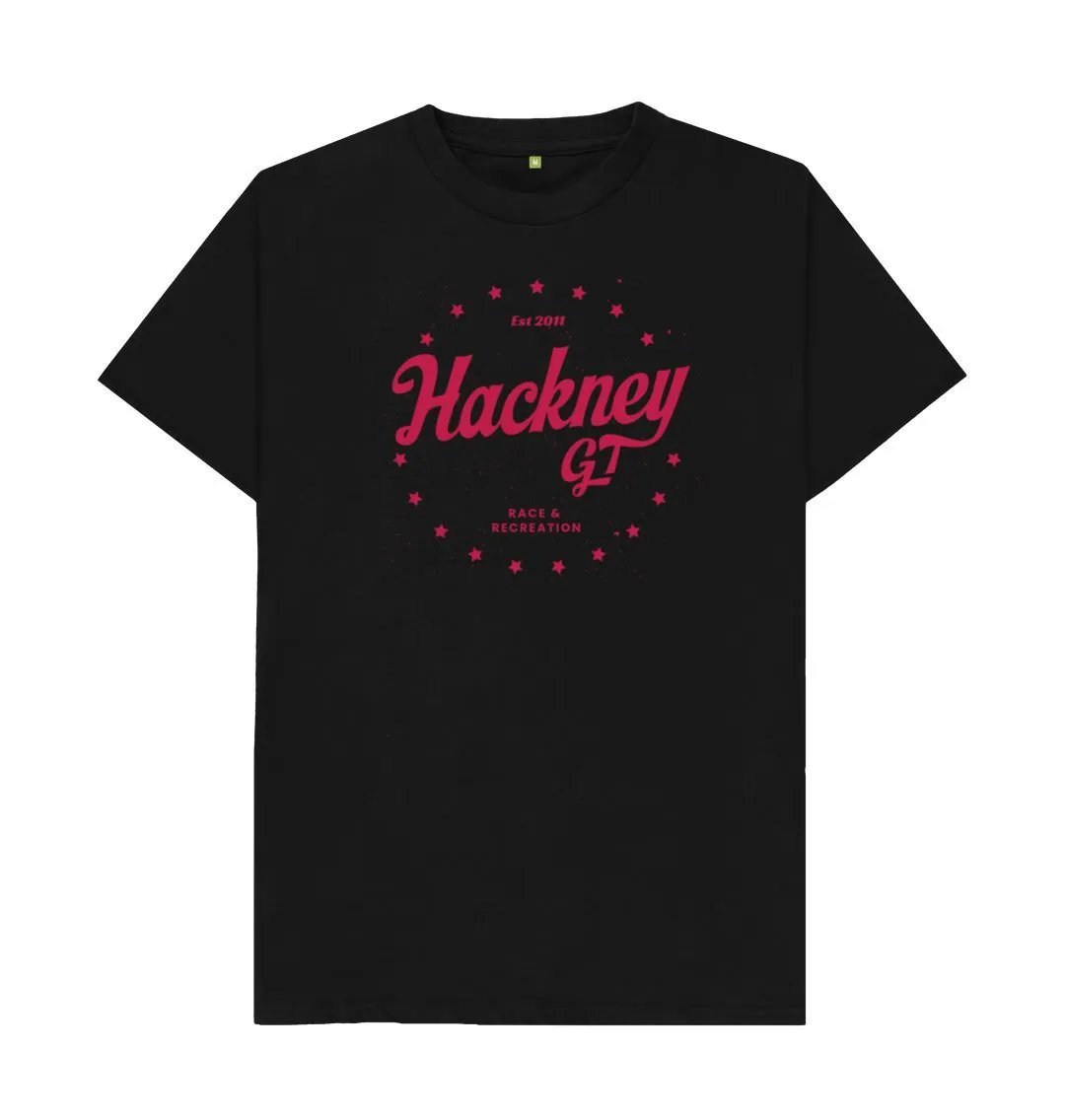 Hackney Classic organic Mens cotton tee White, black, grey, denim, pink, mustard