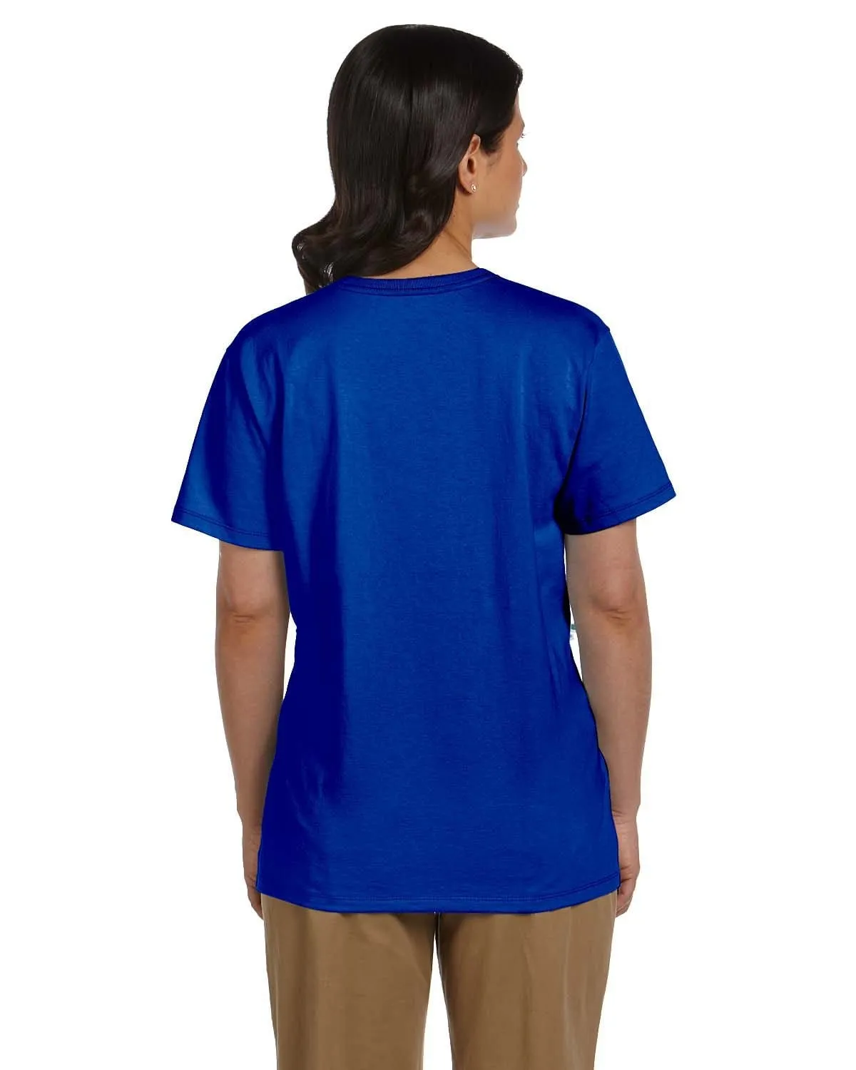 Hanes Ladies ComfortSoft V-Neck Cotton T-Shirt