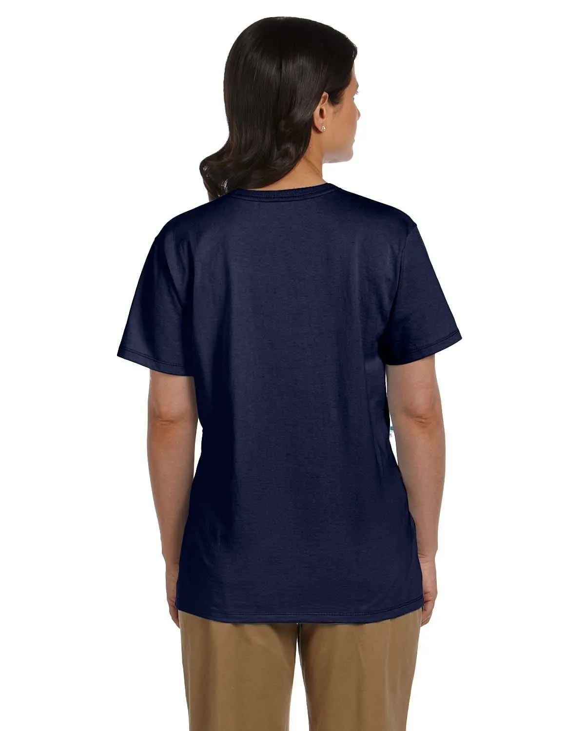 Hanes Ladies ComfortSoft V-Neck Cotton T-Shirt