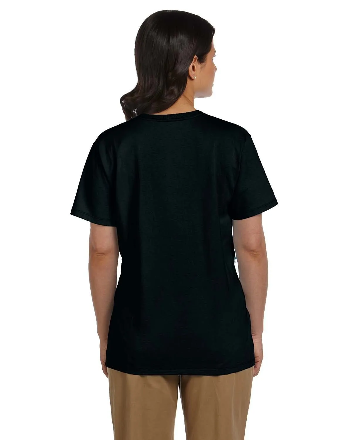 Hanes Ladies ComfortSoft V-Neck Cotton T-Shirt